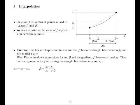 5 Interpolation and Taylor series