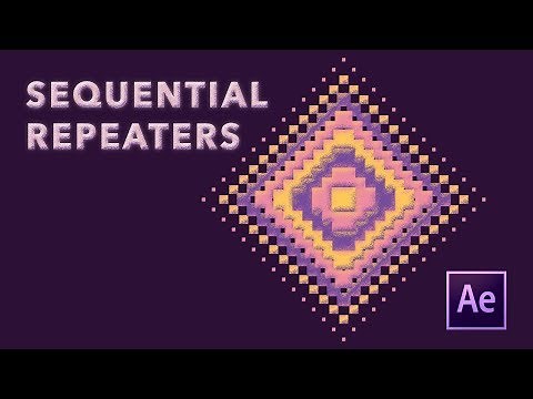 Delayed Sequential Repeater Animations | After Effects Tutorial