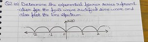 Q2. (a) Determine the exponential fourier series represent - at... | Filo