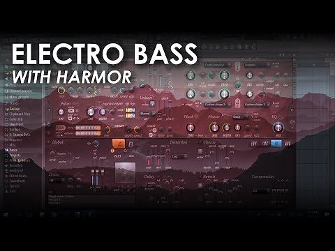 Electro bass with Harmor | FL Studio Tutorial