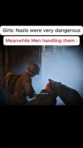 No fear of Nazis#pov #gaming #viral #cod #memes #ww2#edit