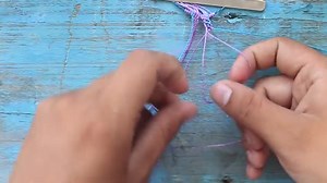 Macramen pulsera-de-mariposa-en-macrame-macrame-tutorial-paso-a-paso