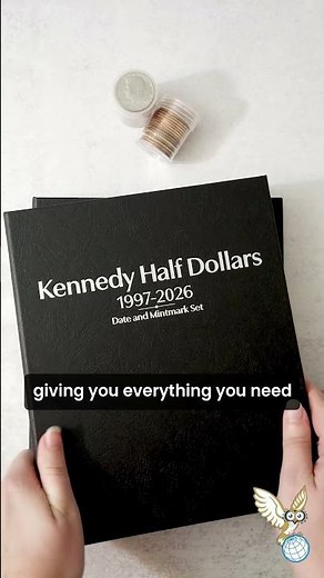 Begin your coin collection with the Kennedy Half Dollar Coin Collecting Starter Bundle! #coins