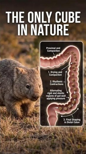How Wombats Make Cube-Shaped Poop 😳
