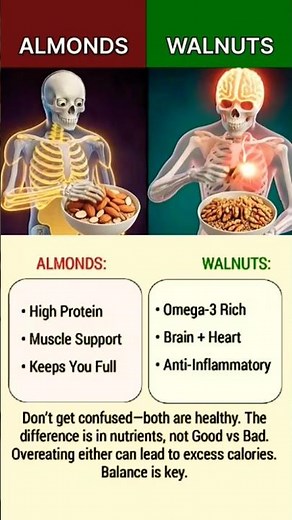 Almonds vs Walnuts… Which One Is Actually Better?