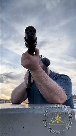 Delta-Tek Flash Hider on KUSA KR-9 SBR at Dusk