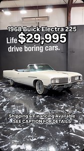1.8K reactions · 73 comments | 1968 Buick Electra 225 - Financing...