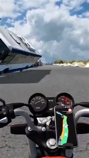 INSANE Motorcycle CRASH in ETS2! 😱 #shorts #ets2 #eurotrucksimulator2