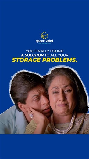 Every storage struggle has an ending… yours ends with Space Valet.🙂‍↔️ Know more about Space Valet 📞 91 98922 05793 📩sales@spacevalet.in Visit our website through the link in our bio. [Space Valet, Storage Space, Storage Solutions, Bangalore City, Mumbai City, Space Management, Storage Experts, Secure Storage, SRK, Bollywood Meme] #spacevalet #extraspace #storageunits #storagesolutions #smallbusiness #smallbusinessowner #storageplans #bangalorecity #mumbaicity #storageboxes #securestorage #bo