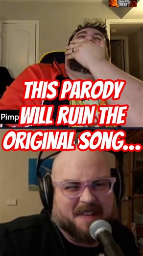 This parody will ruin the original song forever 😂🎶 #podcastclip #parody #comedyshorts