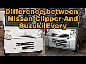 Difference between suzuki every and nissan clipper | Suzuki Every Vs Nissan Clipper