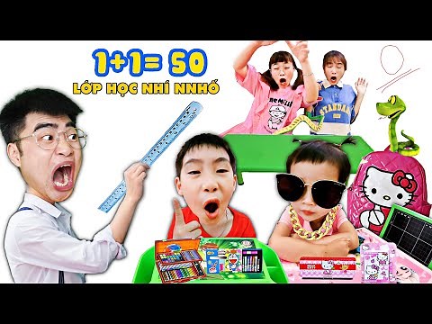 Gấu Đỏ TV - Thử Thách Một Ngày Làm Thầy Giáo Lớp Học Nhí Nhố - Ai Thông Minh Nhất Với Hà Sam ?