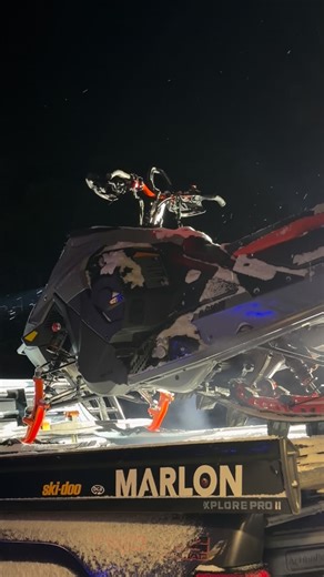 Jeremy Mercier on Instagram: "First day on the 165 tomorrow and not because it’s deep. I need to ride this at least once before I head north. Stoked to see some flakes around here. Keep it coming! Locked and loaded for some low snow adventures bright and early. @skidoo #snowmobile #colorado"