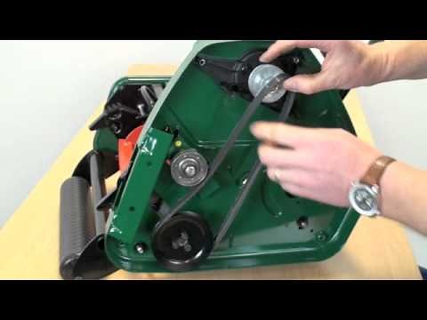 Allett Classic 12E, How to change a drive belt