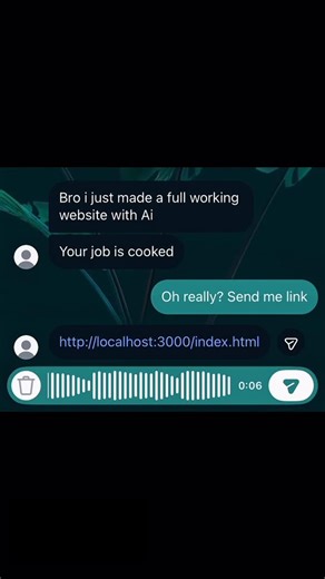 Noor Muhammad on Instagram: "My job is cooked🥀✌️ #programming #codinghumor #reelitfeelit #coding #codingmemes"