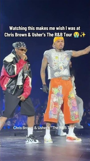 The Crowd Went Wild at Chris Brown & Usher's The R&B Tour! 🤯🔥 #ChrisBrown #Usher #TheRBTour