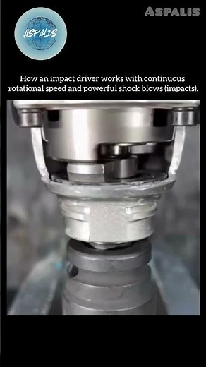 impact Driver Explained: How Rotational Speed Turns Into Massive Torque! #shorts