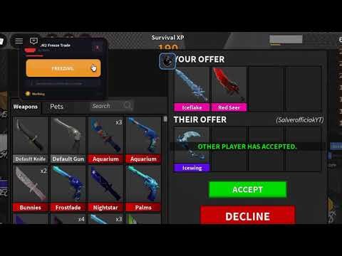 FREEZE TRADE in MM2 🧊💎 (Most OP Script Ever)