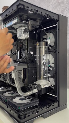 Bộ PC đen bao ngầu cho gaming và cách tản nhiệt