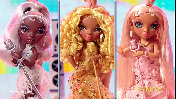 Rainbow High Rainbow Vision Rainbow Divas- Sabrina St. Cloud (Rose-Quartz Pink) Posable Fashion Doll w/ 2 Designer Outfits Mix & Match+Vanity Playset, Great Toy Gifts Kids 6-12 Years Old & Collectors