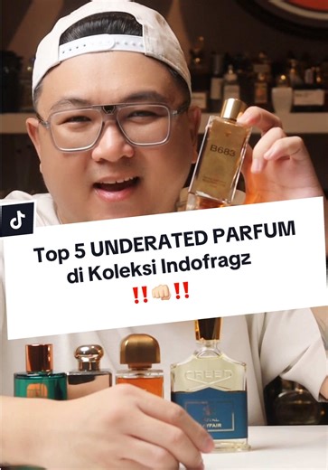 Top 5 most underated fragrance in my collection 👊🏻‼️😤 Gak ada salahnya kita mengikuti hype yg ada, tapi gak ada salahnya juga kita explore dan menemukan sesuatu yg kita suka secara personal, tanpa mengikuti hype. #indofragz #indofragrancearmy #sotd #fragrance #perfume