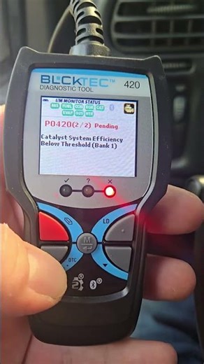 What does OBD2 scanner code P0420 mean?