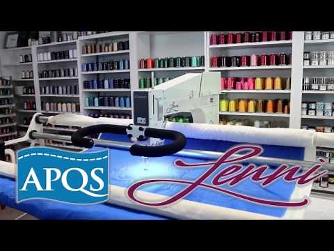 Lenni longarm quilting machine from APQS