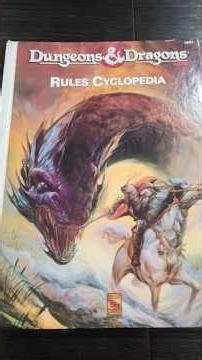 Dungeons & Dragons Rules Cyclopedia #D&D #DnD #TSR #BECMI #rpggames #WOTC #AD&D
