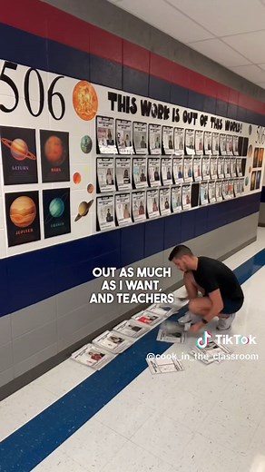 How do you display student work? #classroomdecor #classroomsetup #teachertips #teacherlife