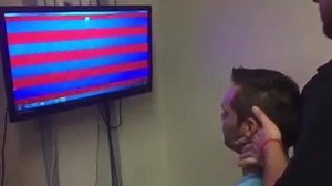 6.8K views · 124 reactions | This exercise is for the vestibular part of the brain, the part that controls balance and eye movement. The doctor is forcing my head back and forth and my eyes have to stay focused on the dots. It's amazing that after a full day of exercises like this, I felt just as drained as I did during my past training camps. Cerebrum Health Centers, A National Institute for Brain Treatment | Rich Franklin | Facebook