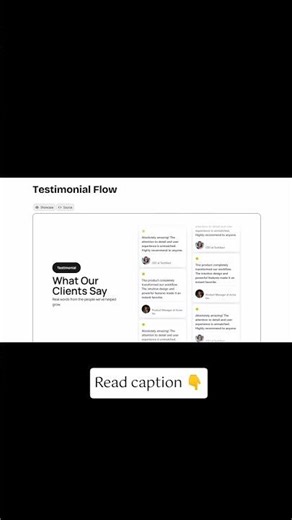 Introducing Testimonial Flow ✨
