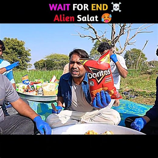 ALIEN NAMKEEN SALAD 😋 | Mr Indian Hacker #funny #shorts