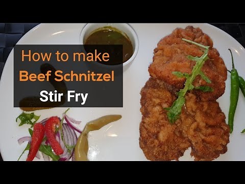 How To Make Beef Schnitzel Stir Fry