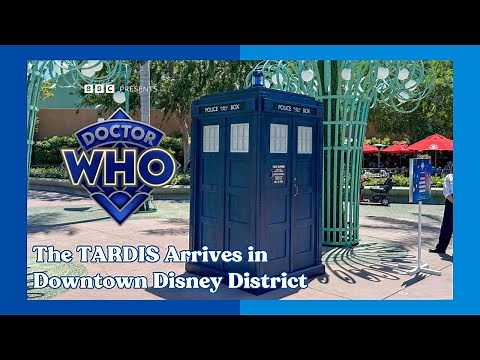 The TARDIS Lands in Downtown Disney District Ahead of 'Doctor Who' Arrival on Disney+ 4K