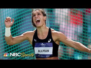 Valarie Allman's clutch throw delivers discus title in Florence | NBC Sports