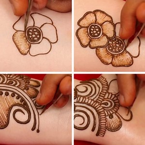 233K views · 10K reactions | Beautiful arabic mehndi tutorial step by step for beginners  | Amisha Arts | Facebook