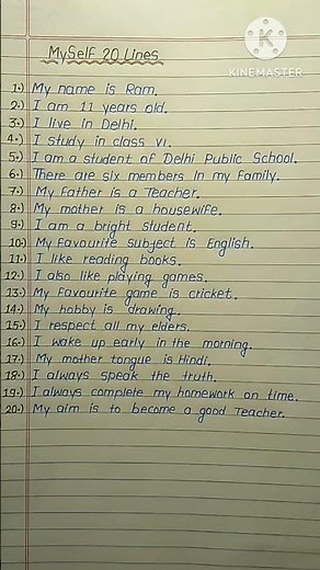 20 Lines Essay on Myself in English | Easy Self Introduction Essay for Students 2026