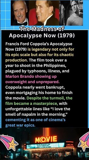 The Madness of Apocalypse Now 1979 #ApocalypseNow #70sMovies #MovieTrivia