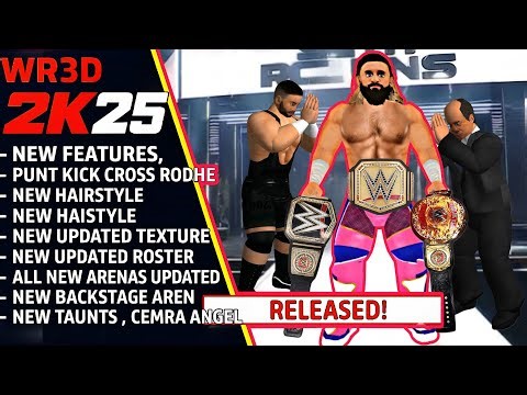 WR3D 2K25 OG MOD RELEASED! | 40+ NEW MOVE, 200+ TAUNTS, CAREER SYSTEM WR3D NEW MOD RELEASED DOWNLOAD