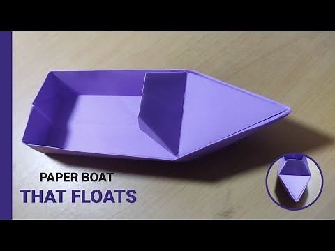 how to make a paper boat that floats and holds weight