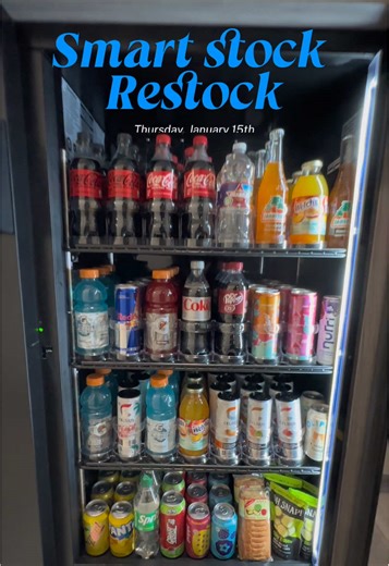 Our new items we restocked last week (Apple pies) and the (Jauritos) Sold out! Tenants at this location are tricky! #Vending #Ai #smallbusiness #minimarket #Restock