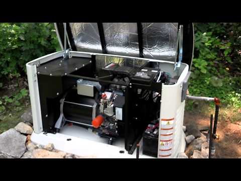 Generac generator first start-up