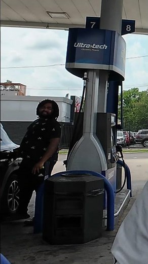 We Spontaneously Rode to 8-Mile Road. Gas Station