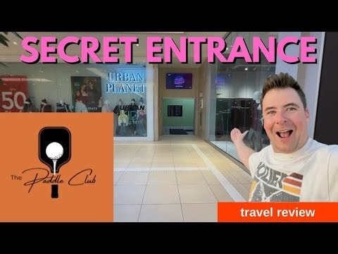 The Secret Entrance to The Paddle Club inside Prairie Mall!