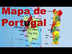 Map of Portugal | Portugal Map | mapa de Portugal