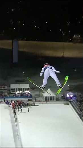 Kraft Takes the Win in Falun! 💥 #worldcupfalun #fisskijumping