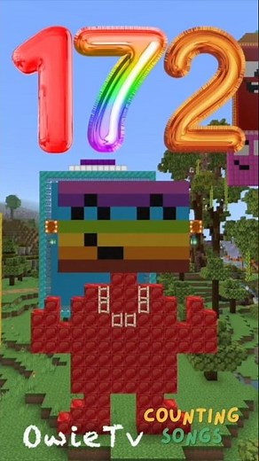 Counting by 172 Song | Skip Counting for Kids | Minecraft Numberblocks Math Songs #kidssong