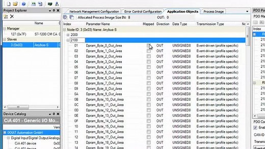 配置针对SIMATIC S7-1200的CM CANopen