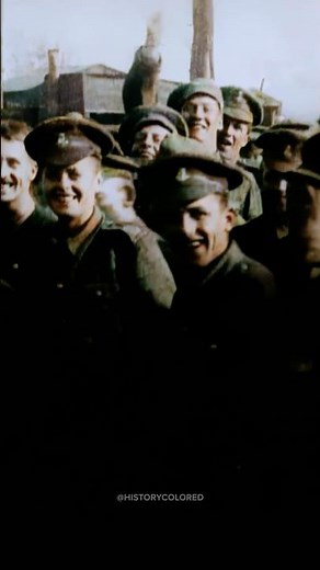 Irish World War I Soldiers in 1917 - Restored Footage