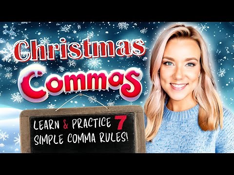 Christmas Comma Lesson ✨ Practice Using Commas in this Punctuation Lesson 🎄